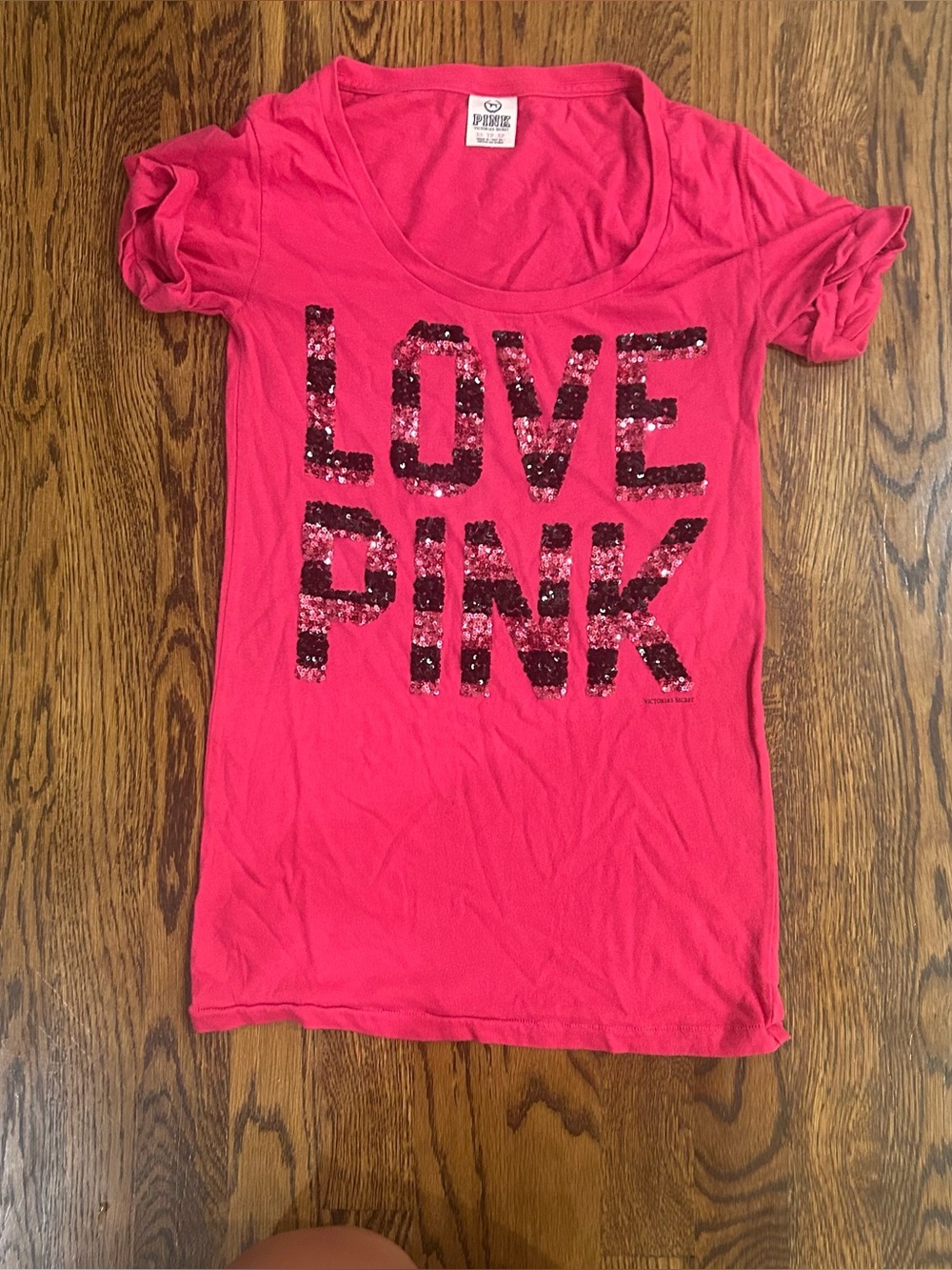 Vintage 2000s Victoria’s Secret LOVE PINK McBling Tee